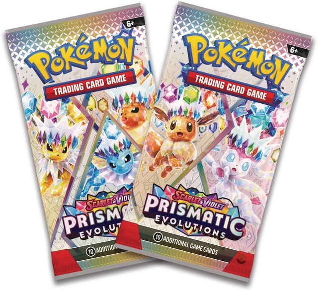 Pokemon Prismatic Evolutions Mini Tins (2 Packs) - photo 2