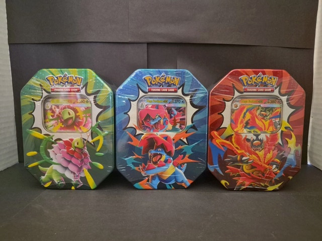 [NEW] Ascended Heroes Tins Pokemon Mega Evolution (4 Packs)