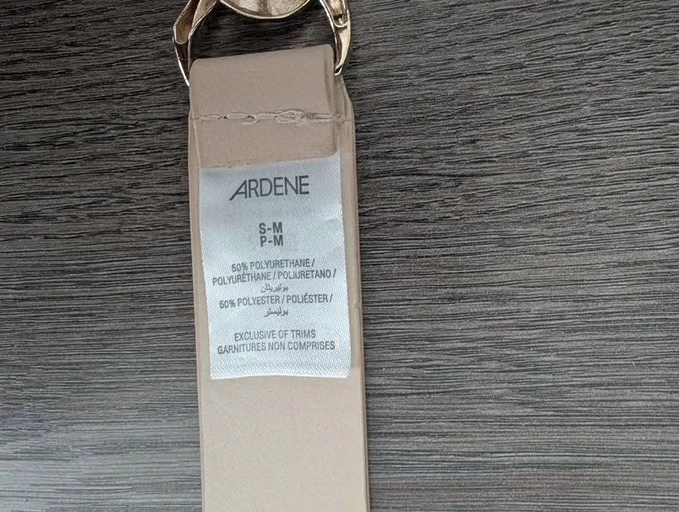 Ardene Chain Belt soft pink and beige - photo 4