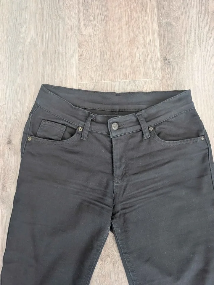 Denim Black Flare Jeans Size 31 (fits like size 2-4) - photo 2