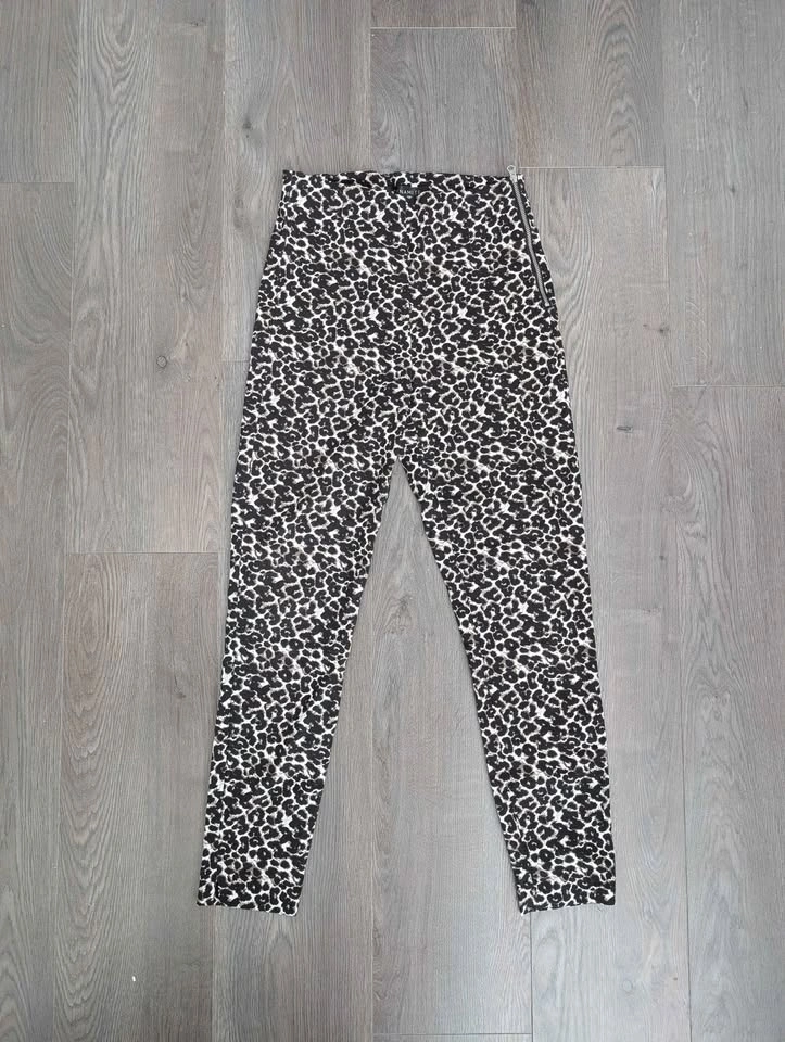 Leopard Print High-Waisted Stretch Skinny Pants (P/S) - photo 3