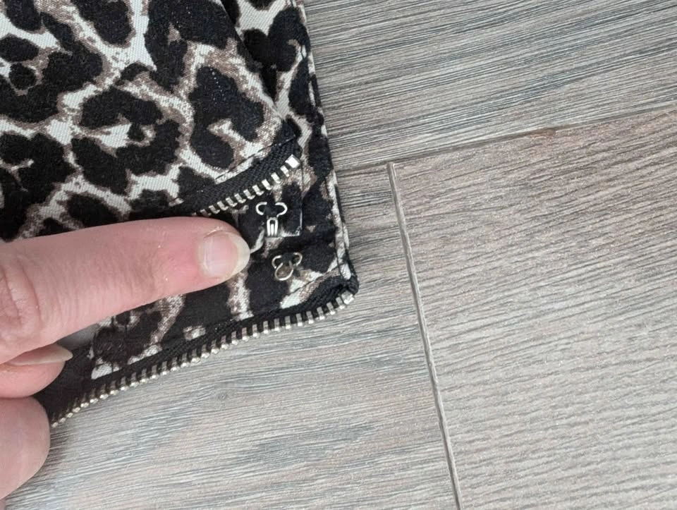 Leopard Print High-Waisted Stretch Skinny Pants (P/S) - photo 5