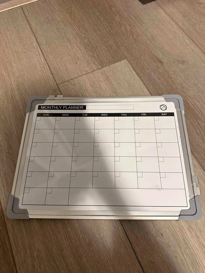 Monthly Wall Dry Erase Calendar