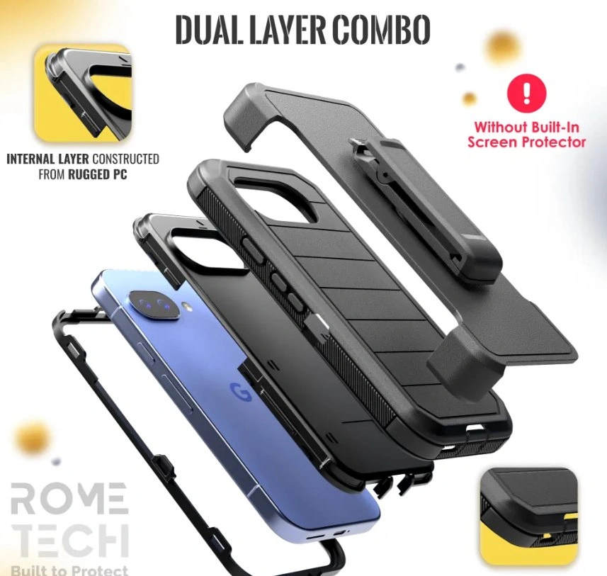 NEW Rome Tech Google Pixel 9A Defender Case - photo 3