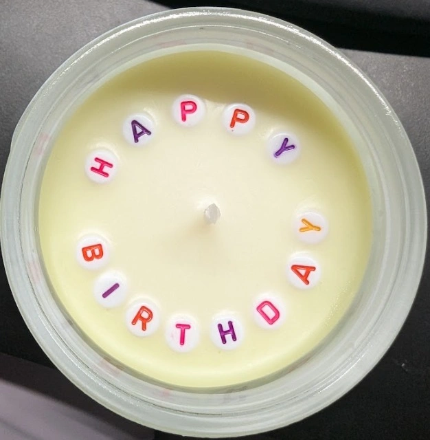 NEW Back & Body Hurts Birthday Candle, Lavender Soy - photo 2