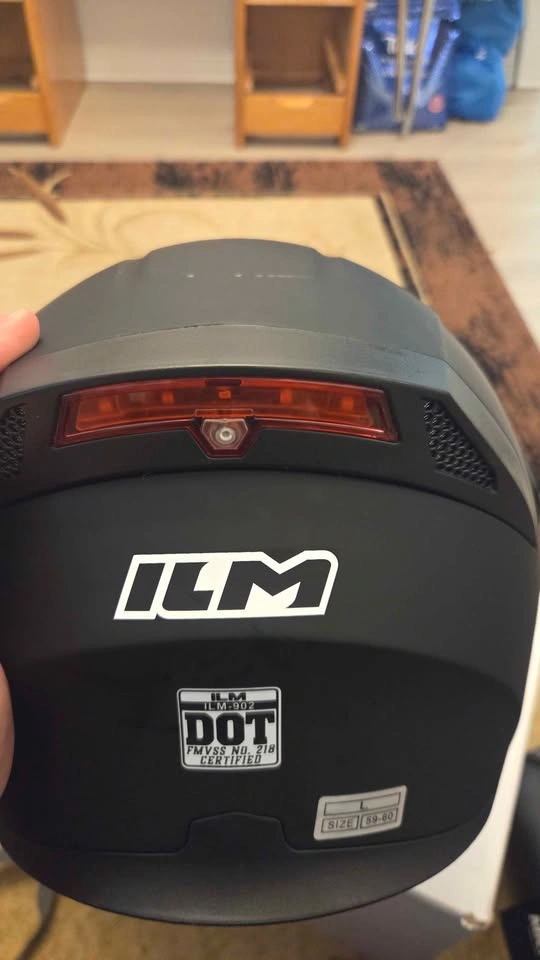 ILM Motorcycle Dual Visor Flip up Modular Helmet Model 902L - photo 5