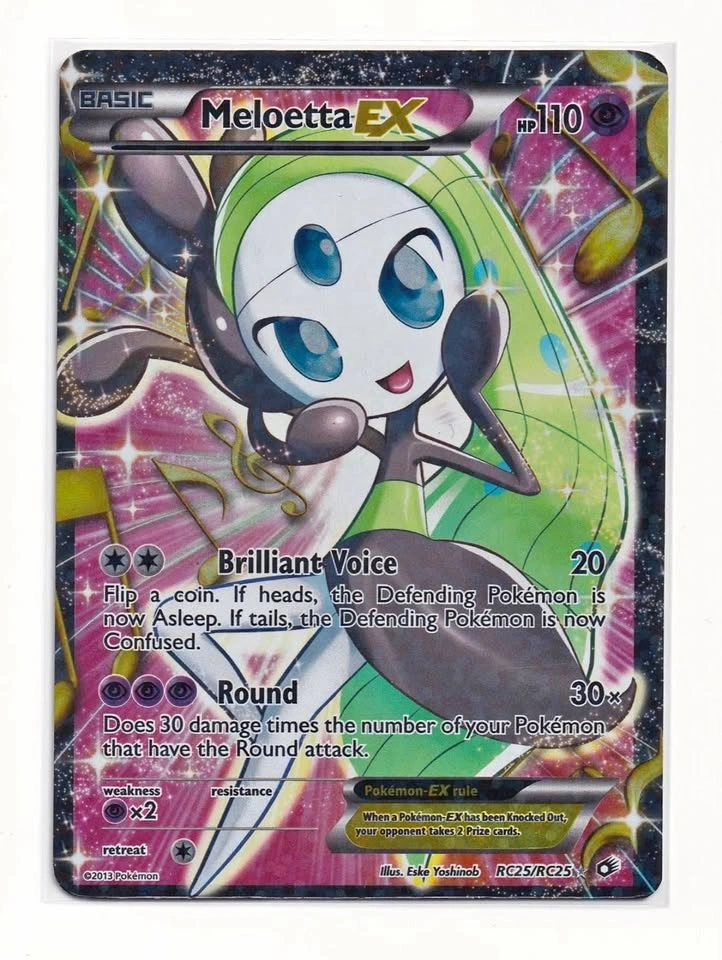 Meloetta EX - RC25/RC25 - Legendary Treasures: Radiant Collectio