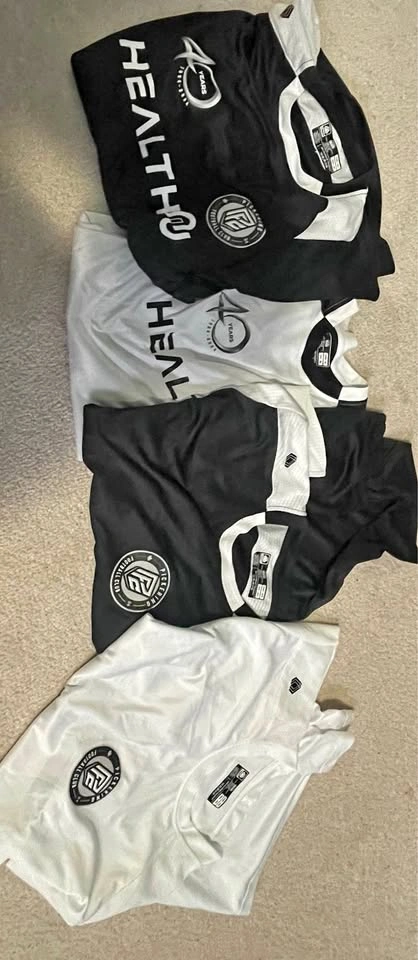 Adult small to adult XL soccer shirts