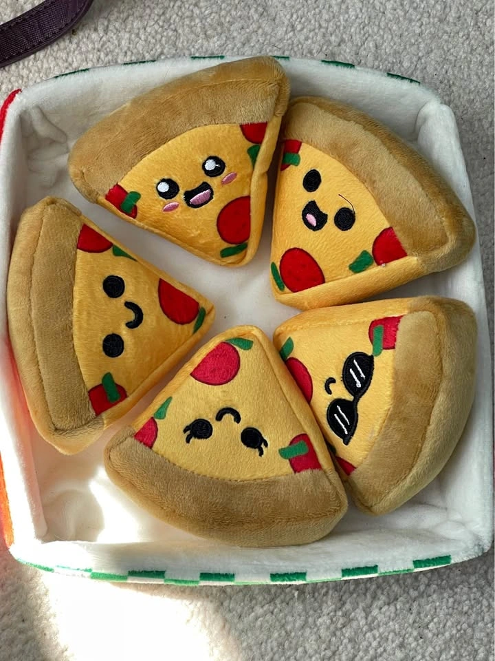 Emotional support pizza stuffies