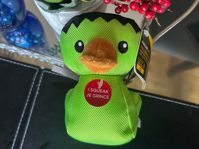New Vibrant Life Frankenstein Duck Halloween Squeaky Dog Toy - photo 4