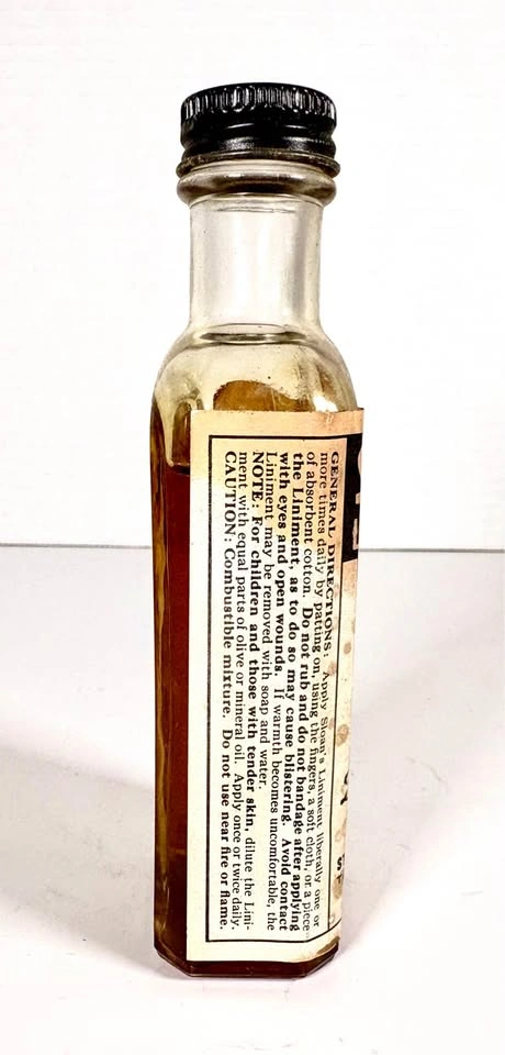 Vintage Sloan's Liniment Glass Bottle - photo 2
