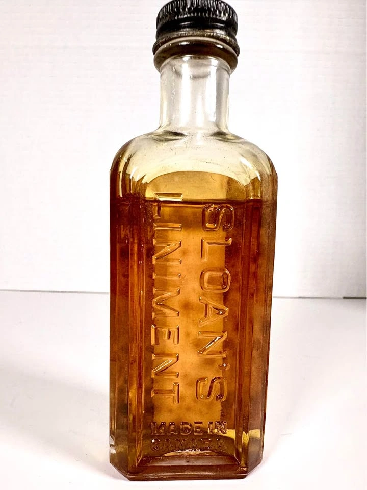 Vintage Sloan's Liniment Glass Bottle - photo 4