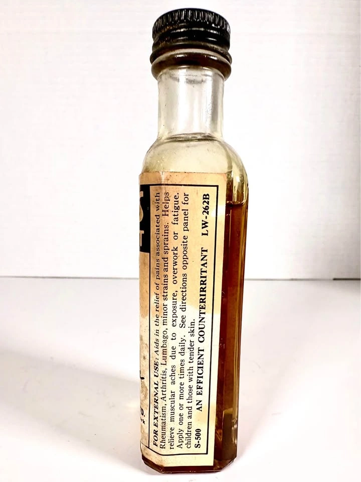 Vintage Sloan's Liniment Glass Bottle - photo 5