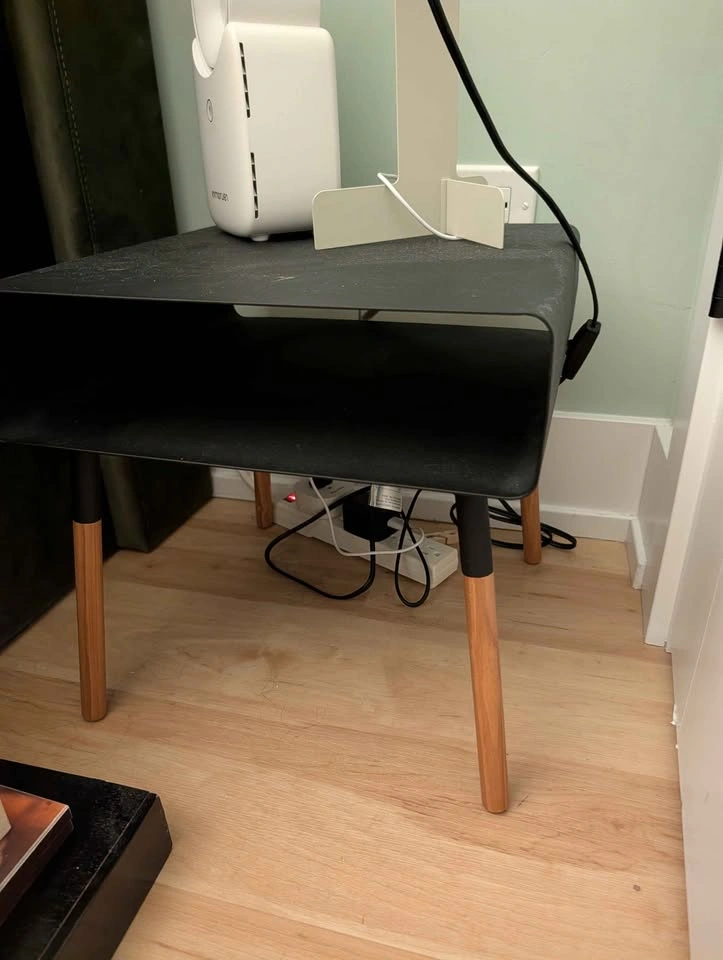 Yamazaki short side table with storage - photo 2