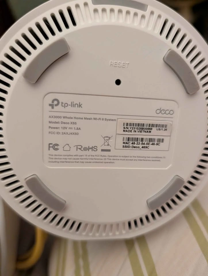TP-LINK Deco X55 AX3000 Mesh Wi-Fi 6 System (2pack) 4500 Sq.Ft - photo 2