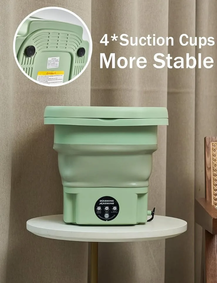 Oivley Mini Foldable Washing Machine | Portable Washer image indicator(3)