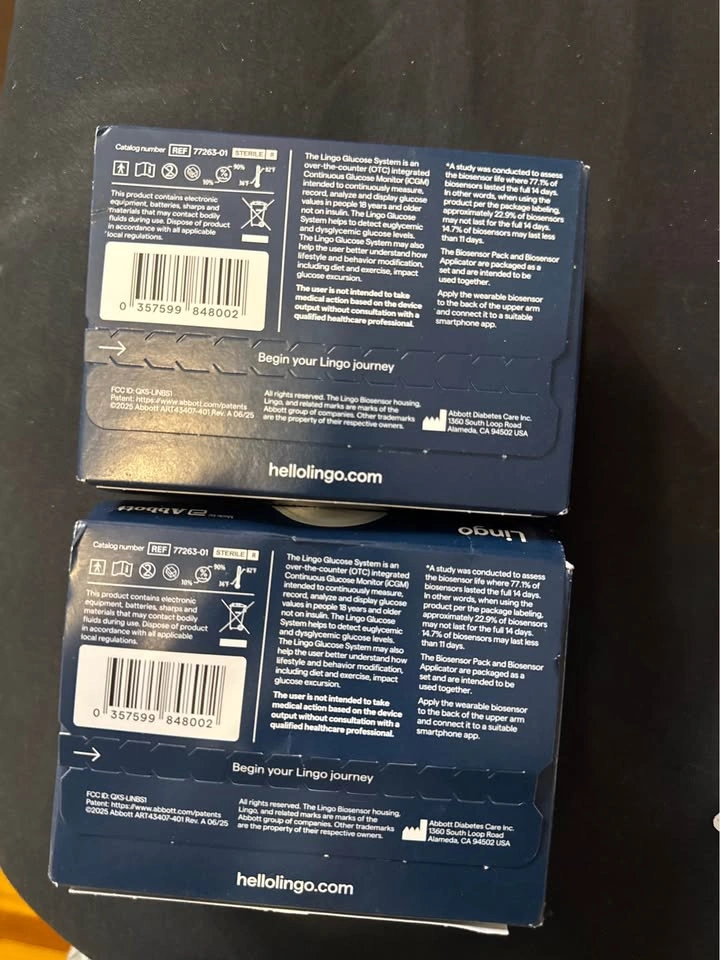 lingo biosensors glucose unopened - photo 2
