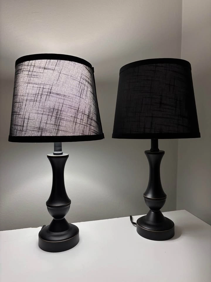 Brand new Table Lamp Set of 2, 19" Modern Bedside Lamps - photo 3