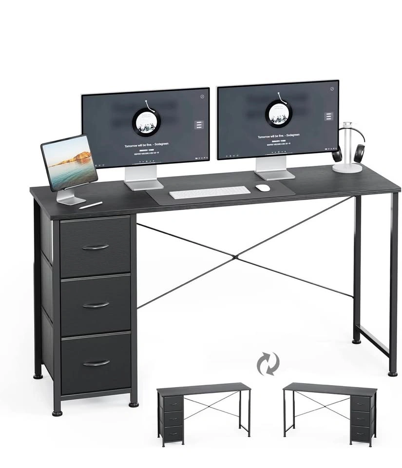 Brand new in box. 47 in Computer Desk with 3 Fabric Drawers - photo 3