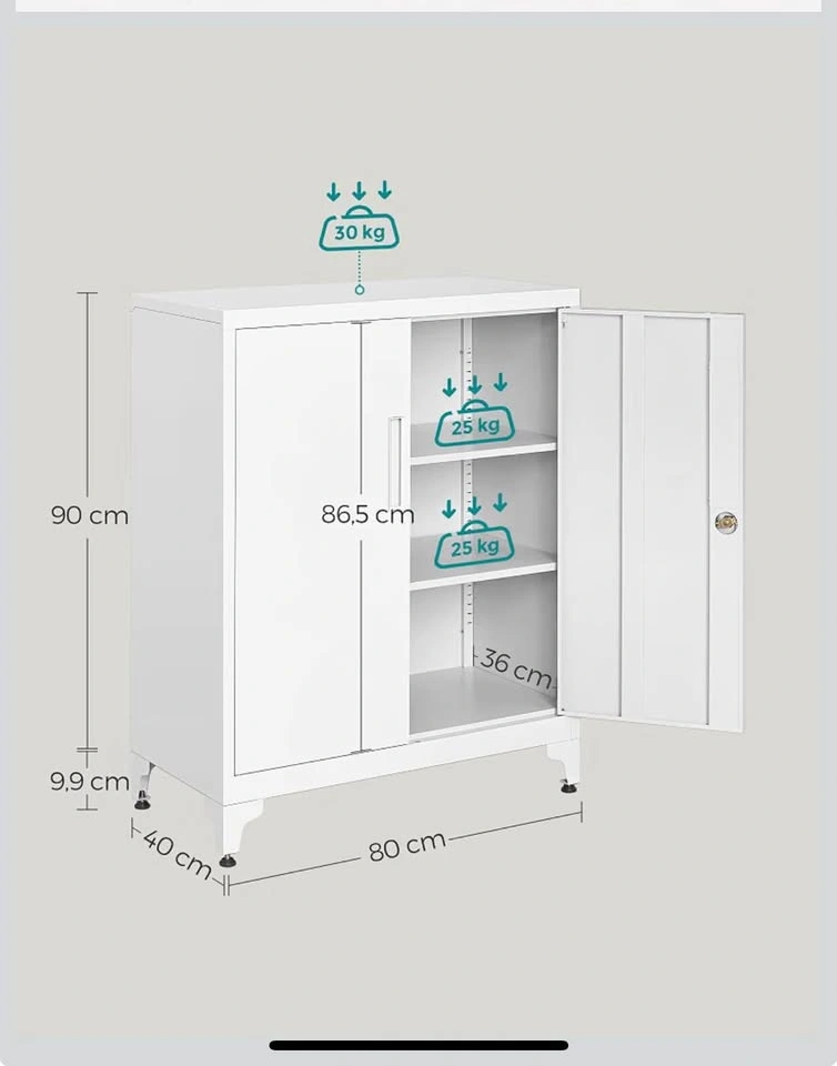 New in box-SONGMICS Garage Cabinet, Metal Storage Cabinet - photo 2