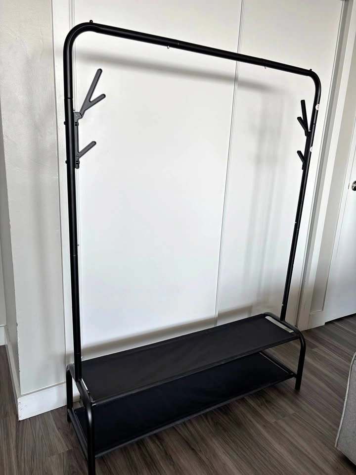 Brand new-Simple Houseware 52" W Freestanding Closet Garment Rac