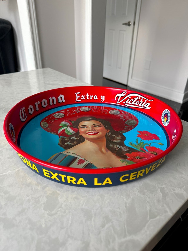 Vintage Corona Extra y Victoria 13-inch Serving Tray - photo 3