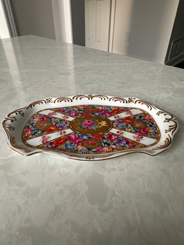 Vintage porcelain decorative tray by GANZ N. TONAWANDA - photo 2