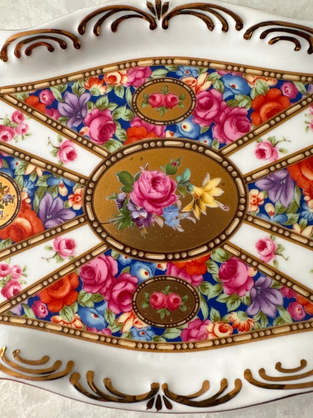 Vintage porcelain decorative tray by GANZ N. TONAWANDA - photo 4