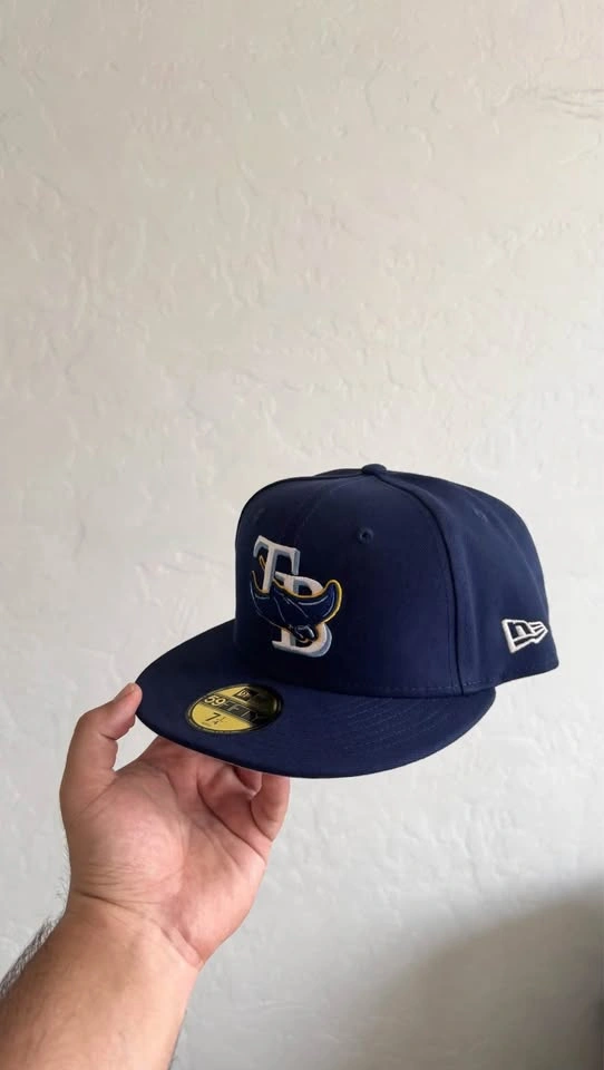 New Era 59FIFTY Tampa Bay Rays Navy - 7 1/4 and 7 5/8 - photo 2