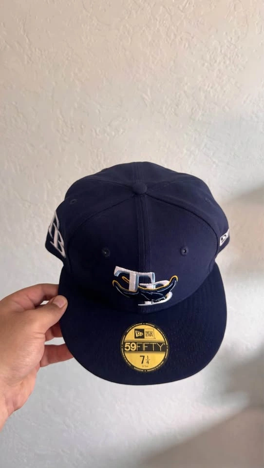 New Era 59FIFTY Tampa Bay Rays Navy - 7 1/4 and 7 5/8 - photo 3