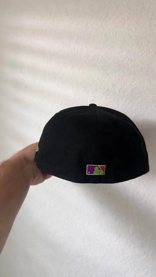 New Era 59FIFTY Montreal Expos Black - 7 3/8, 7 1/2 - Rare - photo 4