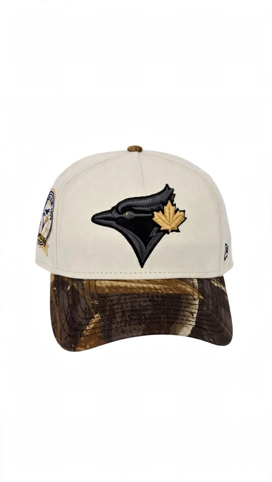 New Era 9FORTY Blue Jays 40th Patch - Camo Brim - Rare