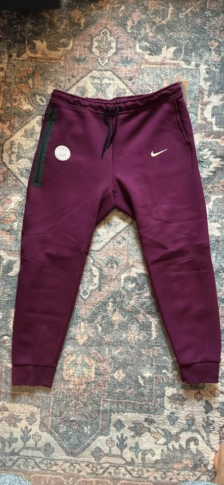 Nike Tech Fleece PSG Joggers Burgundy - New - photo 2