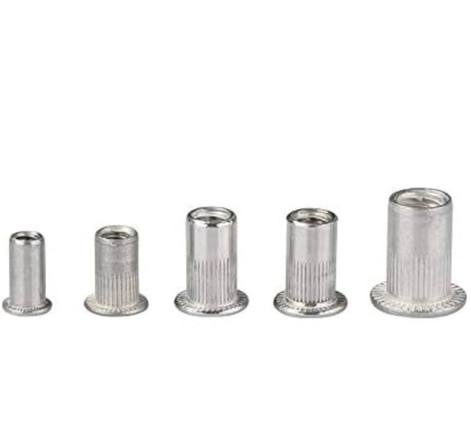 150 pcs Assorted Rivet Nut Nutsert Kit Knurled Threaded Inserts - photo 3