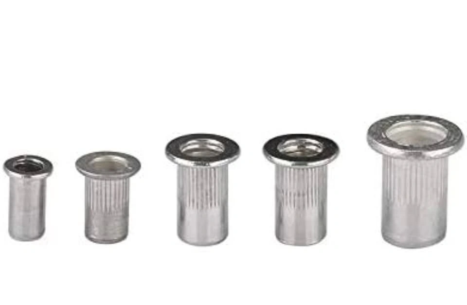 150 pcs Assorted Rivet Nut Nutsert Kit Knurled Threaded Inserts - photo 5