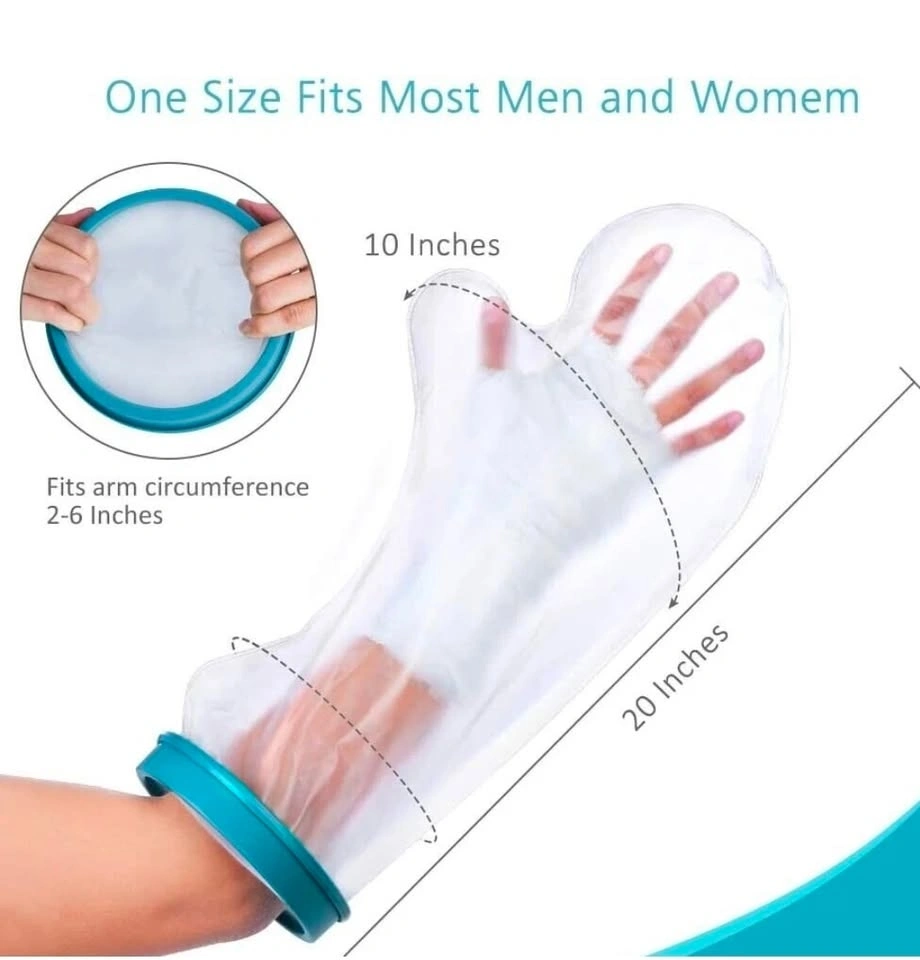 New waterproof arm cast cover for shower, Reusable long sleeve - photo 2