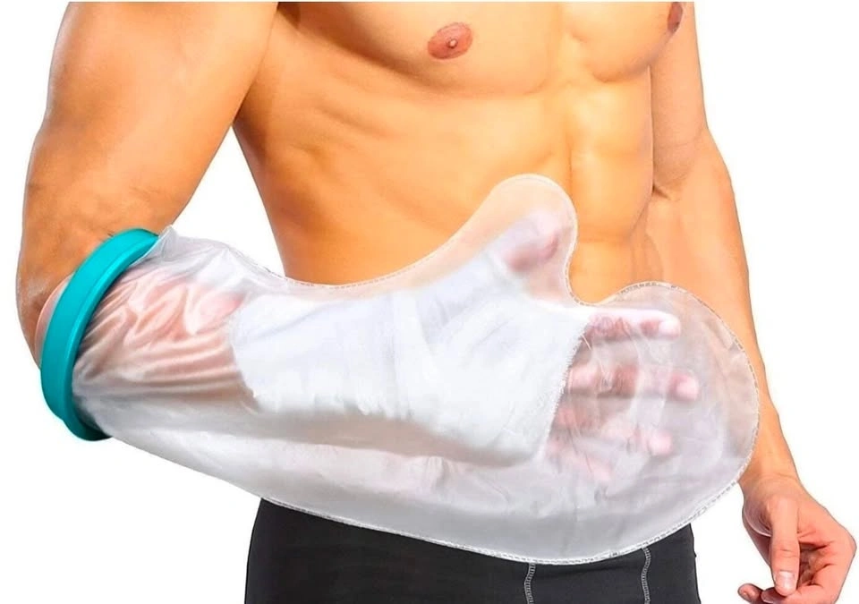 New waterproof arm cast cover for shower, Reusable long sleeve - photo 3