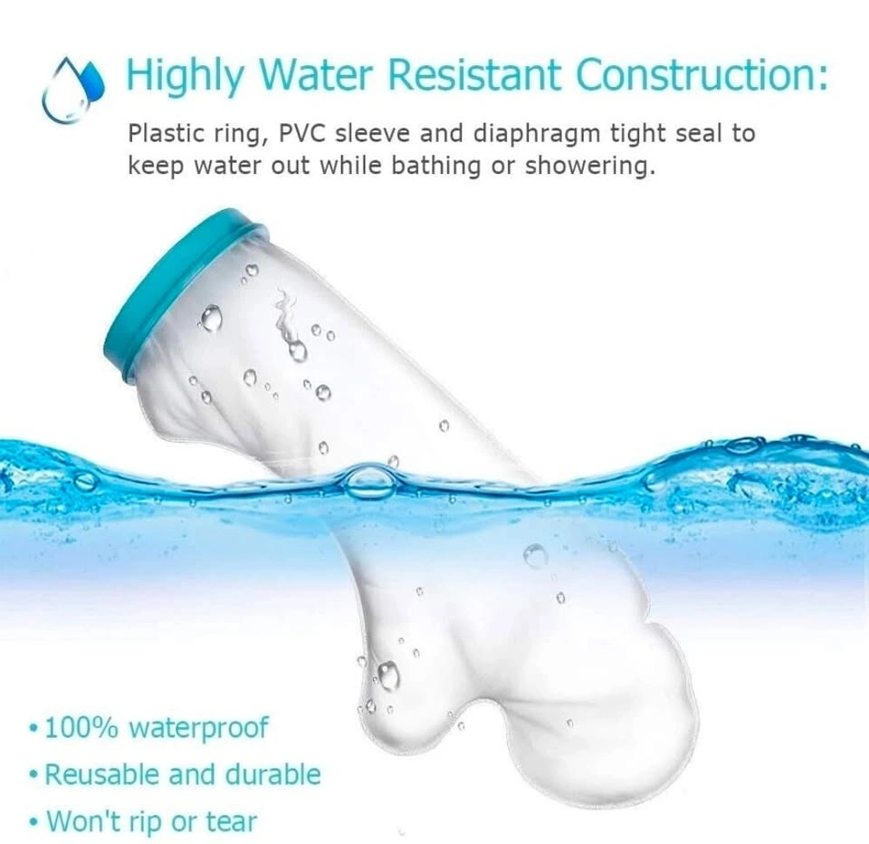New waterproof arm cast cover for shower, Reusable long sleeve - photo 5