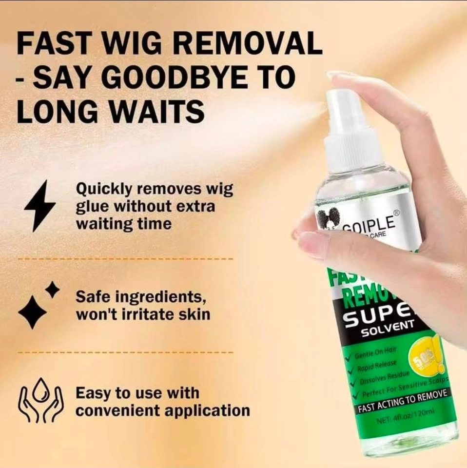 GOIPLE Super Solvent Lace Wig Glue Remover Spray - photo 5