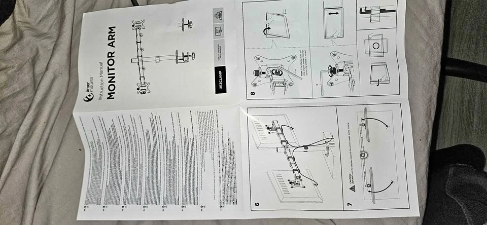 Amer Mounts Articulating Dual Monitor Arm NEVER USED
