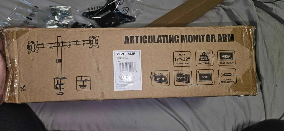 Amer Mounts Articulating Dual Monitor Arm NEVER USED - photo 2