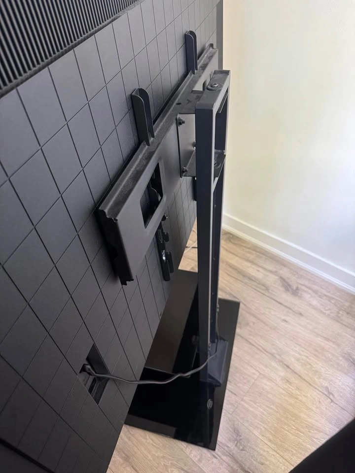 TV Stand for 30-70 Inch TVs, 2-Tier Glass Shelves - photo 4