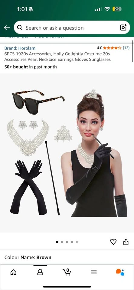 Breakfast at Tiffany’s costume