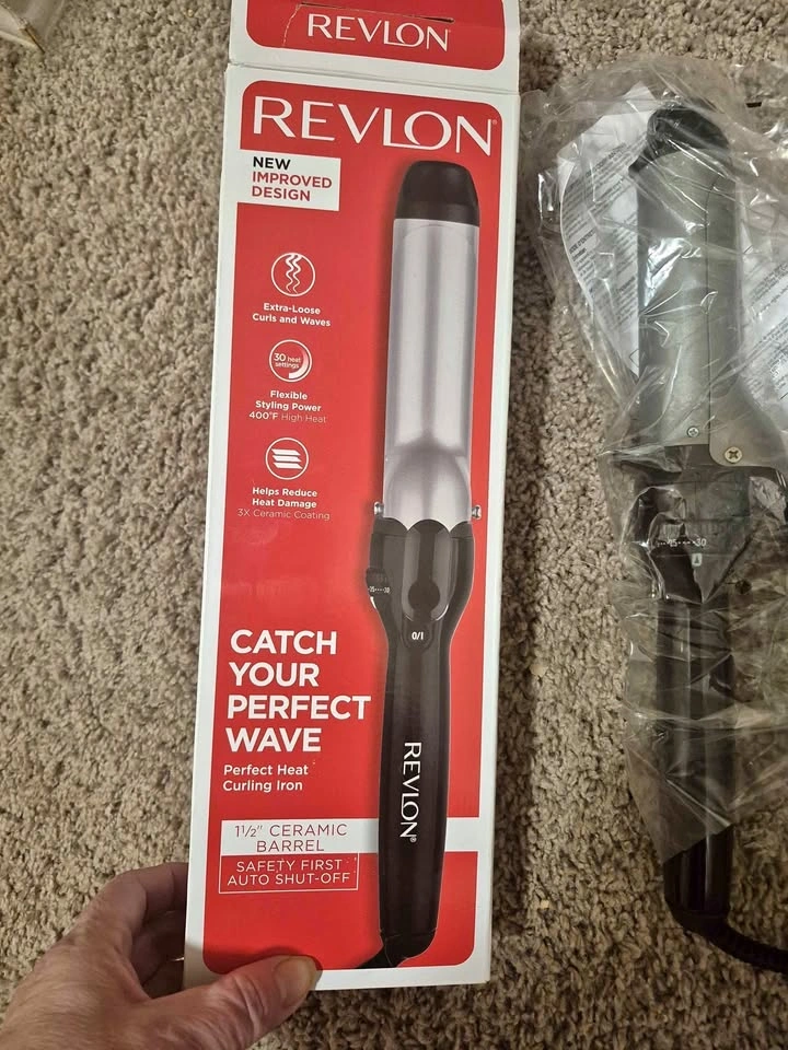 Revlon 1 1/2" curling iron