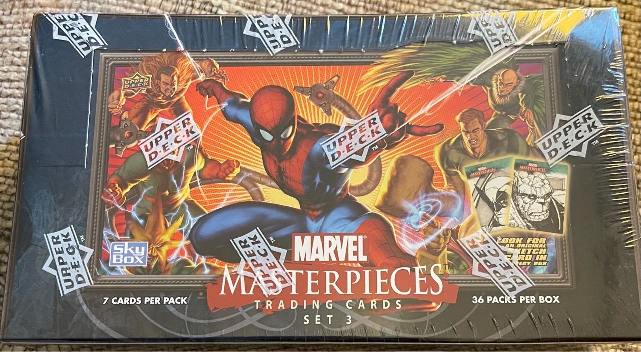2008 Upper Deck Marvel Masterpieces Series 3 Hobby Box