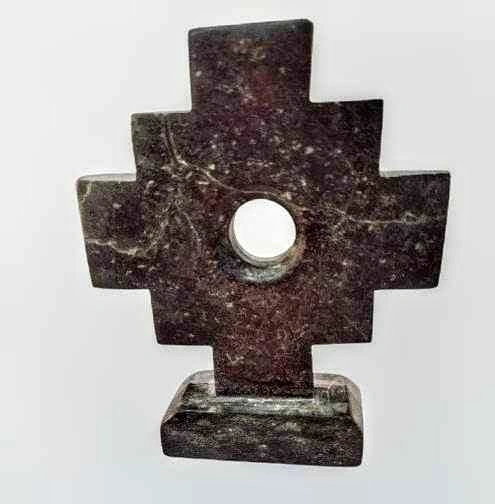 CARVED MACHU PICCHU CHAKANA STONE