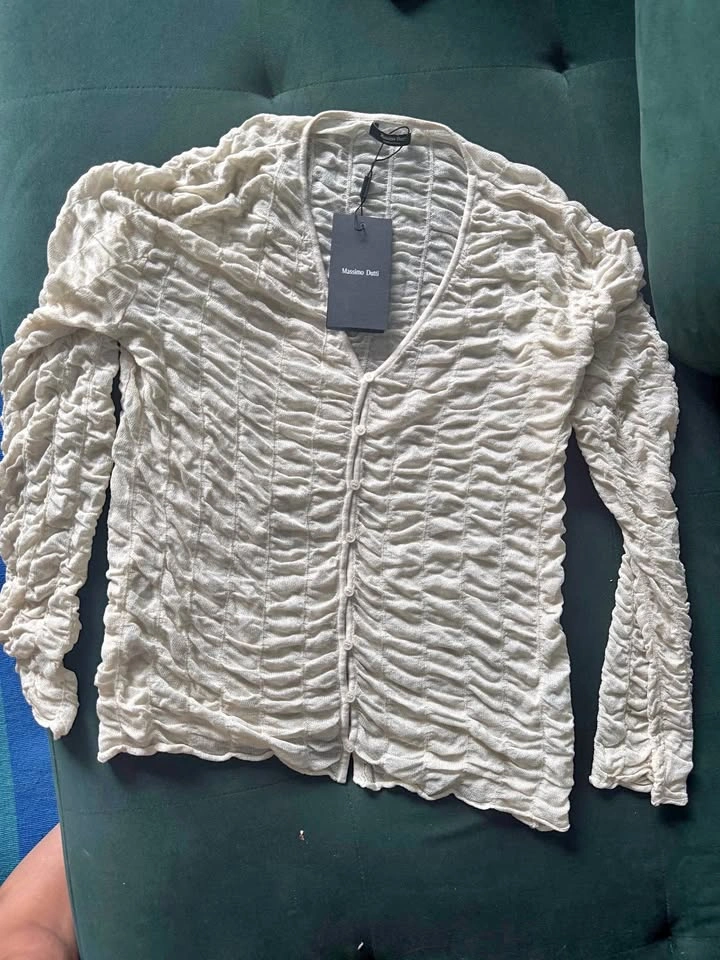 Massimo Dutti Textured Cardigan