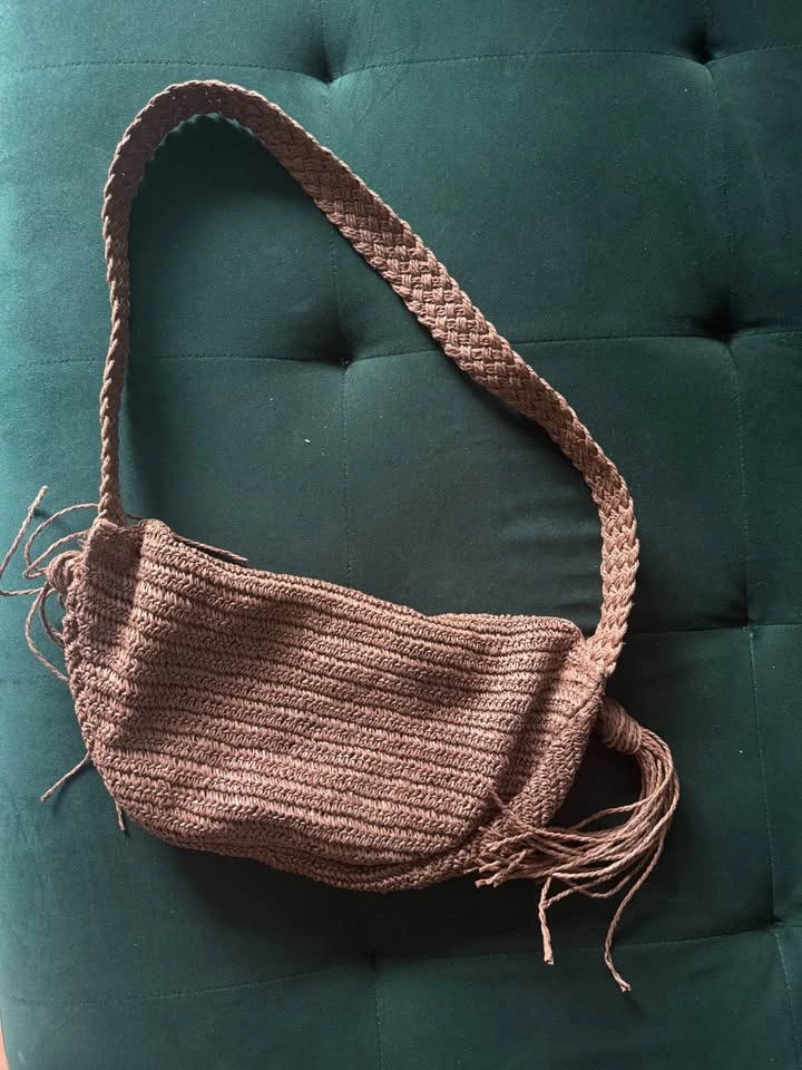 ARKET Woven Straw Crossbody Bag - photo 2