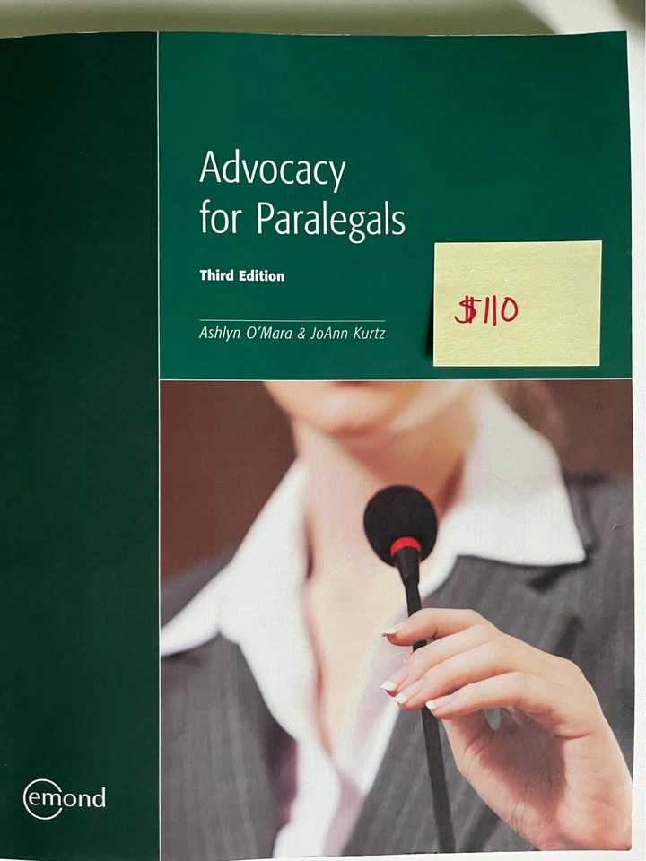 Paralegal textbooks