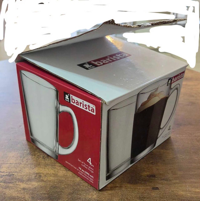 Barista glass coffee mugs - photo 2